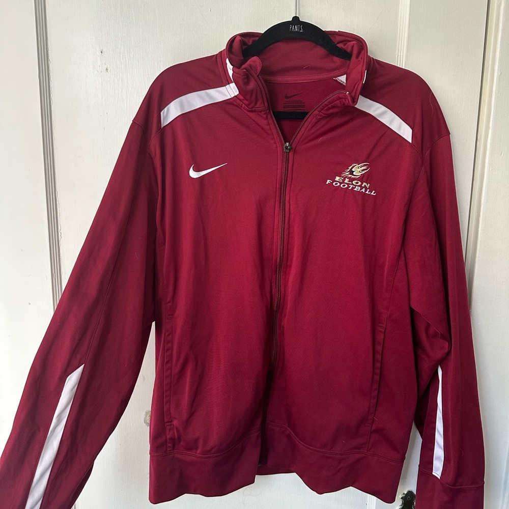 Nike Elon Football Red Jacket